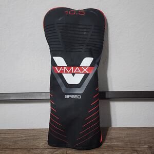 V-Max Speed 10.5 Driver Head Cover Black/Red